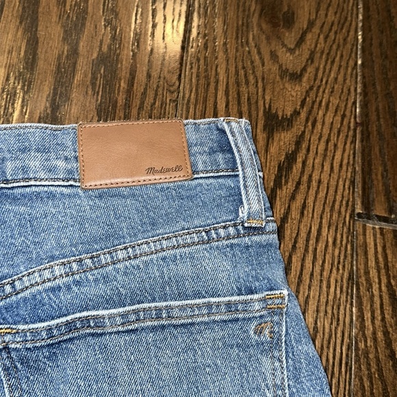Madewell high rise slim crop boyfriend Blue Denim Jeans size 26 - Picture 8 of 8